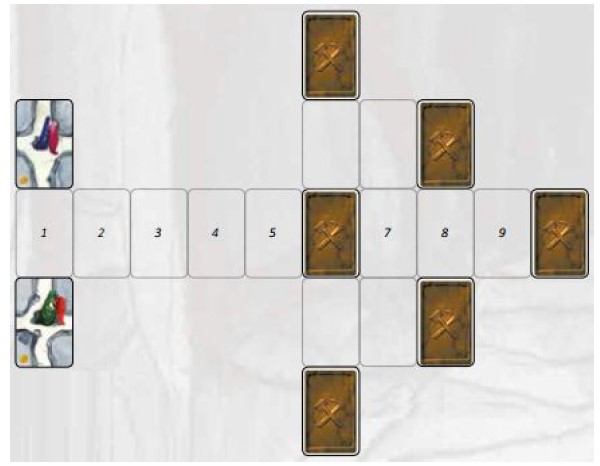 Saboteur (Le Duel) jeu complet pour 1 ou 2 joueurs