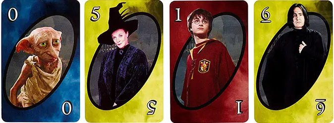 How to play UNO Harry Potter, Official Rules